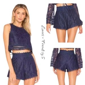 NEW Lovers And Friends Lace Short Sz S